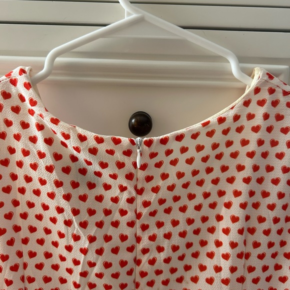 Princess Polly Red Heart Mini Dress - Picture 4 of 5